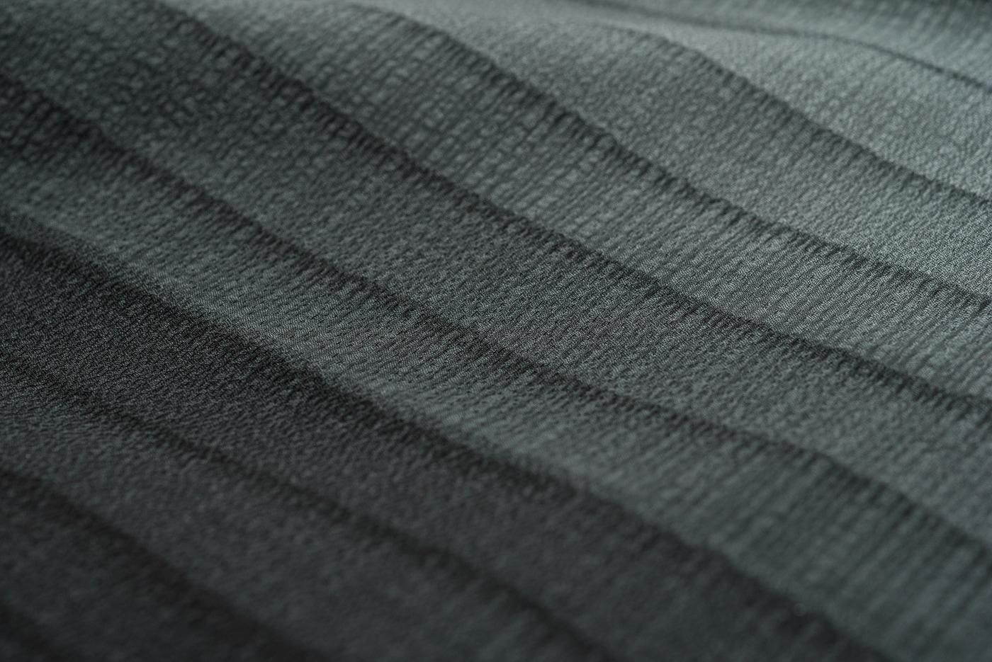 「Mille」【新品】道中着 単衣 シースルー 正絹 黒 細かい縦縞 Mille様専用」【新品】道中着 単衣 シースルー 正絹 黒 細かい縦縞