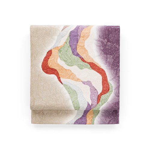 洒落袋帯●膨れ織り　道長取りのサムネイル画像