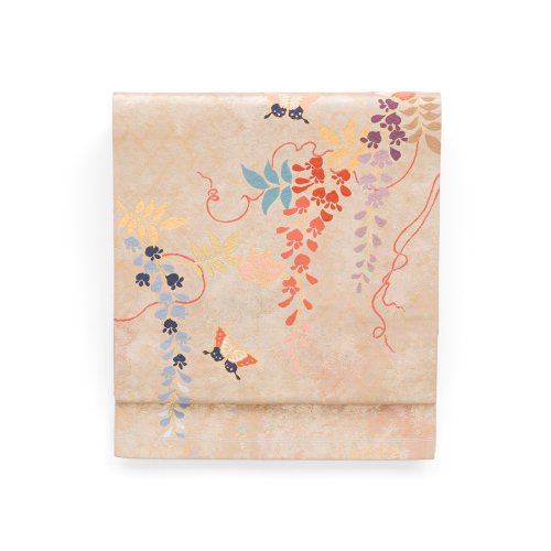 袋帯●藤と蝶々のサムネイル画像