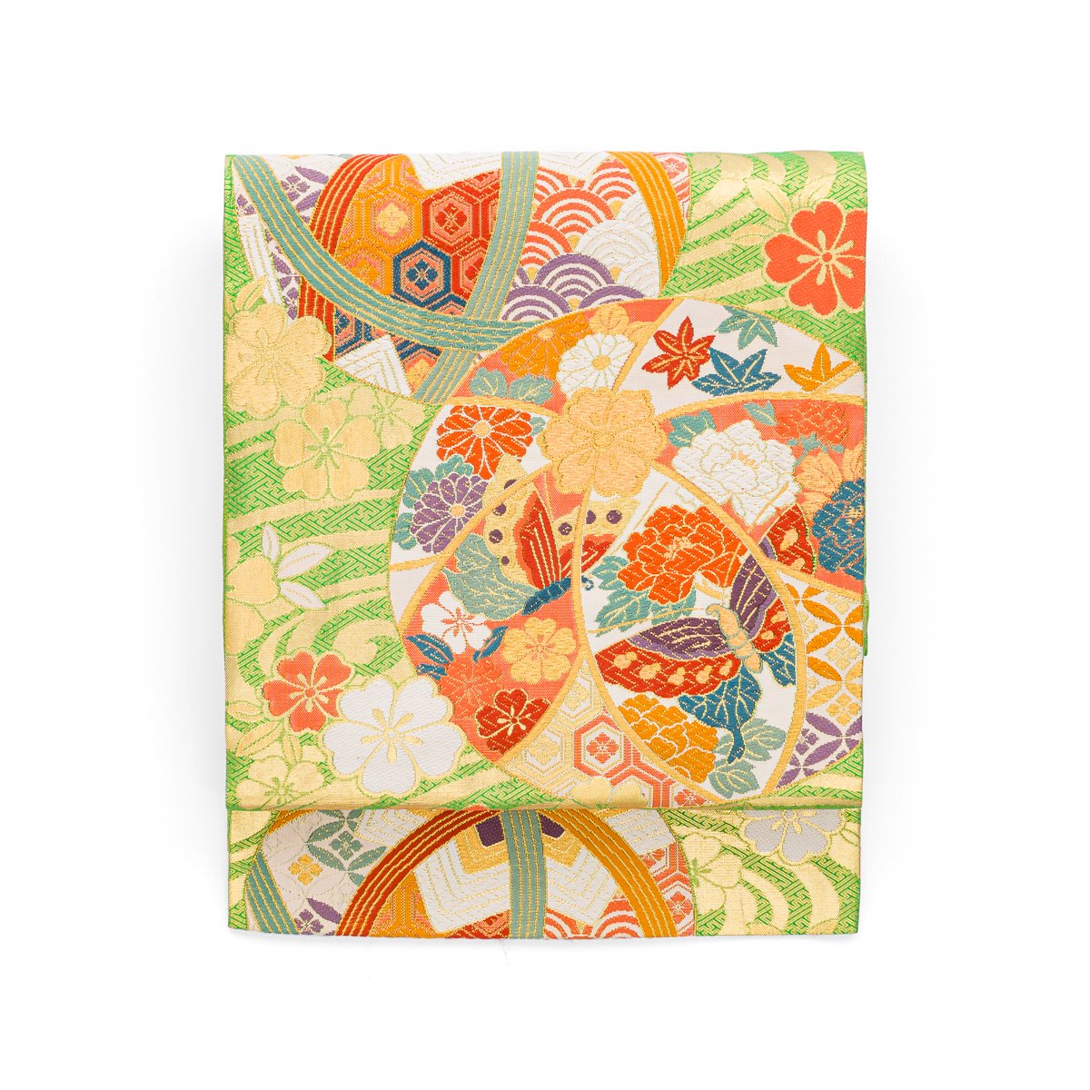 「袋帯●花や蝶の鞠」の商品画像