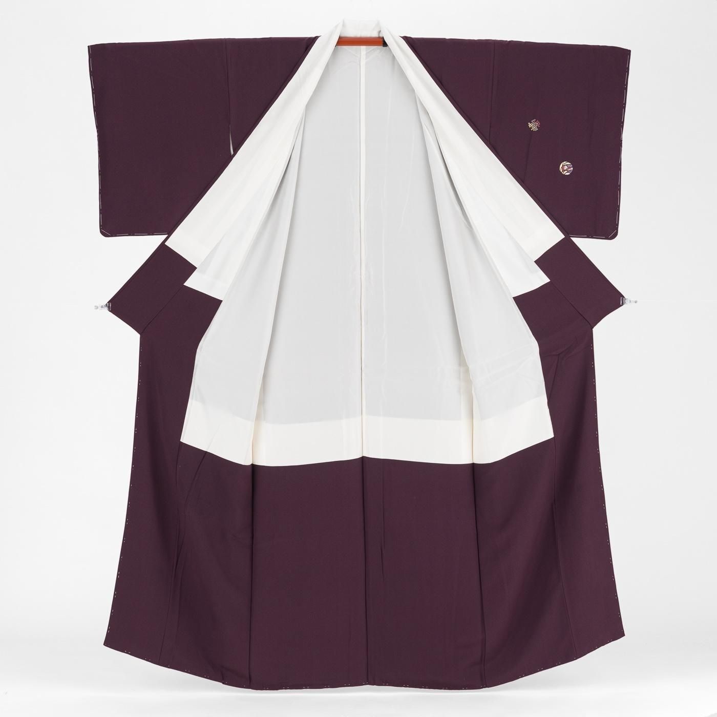 付け下げ 雪輪に兎 - からん::アンティーク着物・リサイクル着物の通販