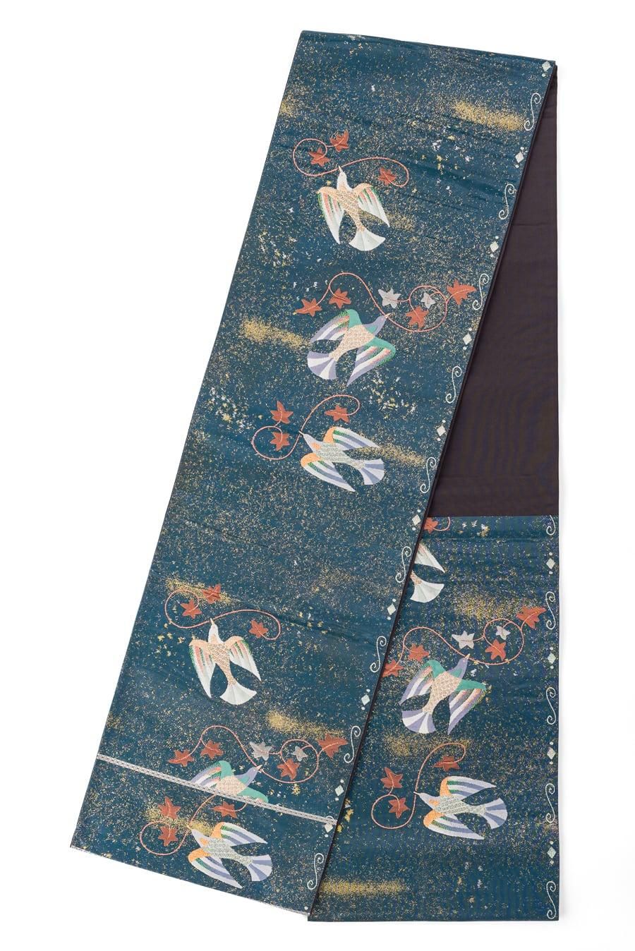 袋帯○花喰鳥 - からん::アンティーク着物・リサイクル着物の通販サイト