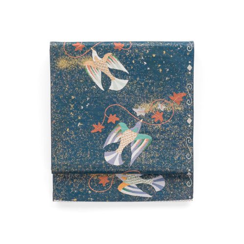 袋帯●花喰鳥のサムネイル画像