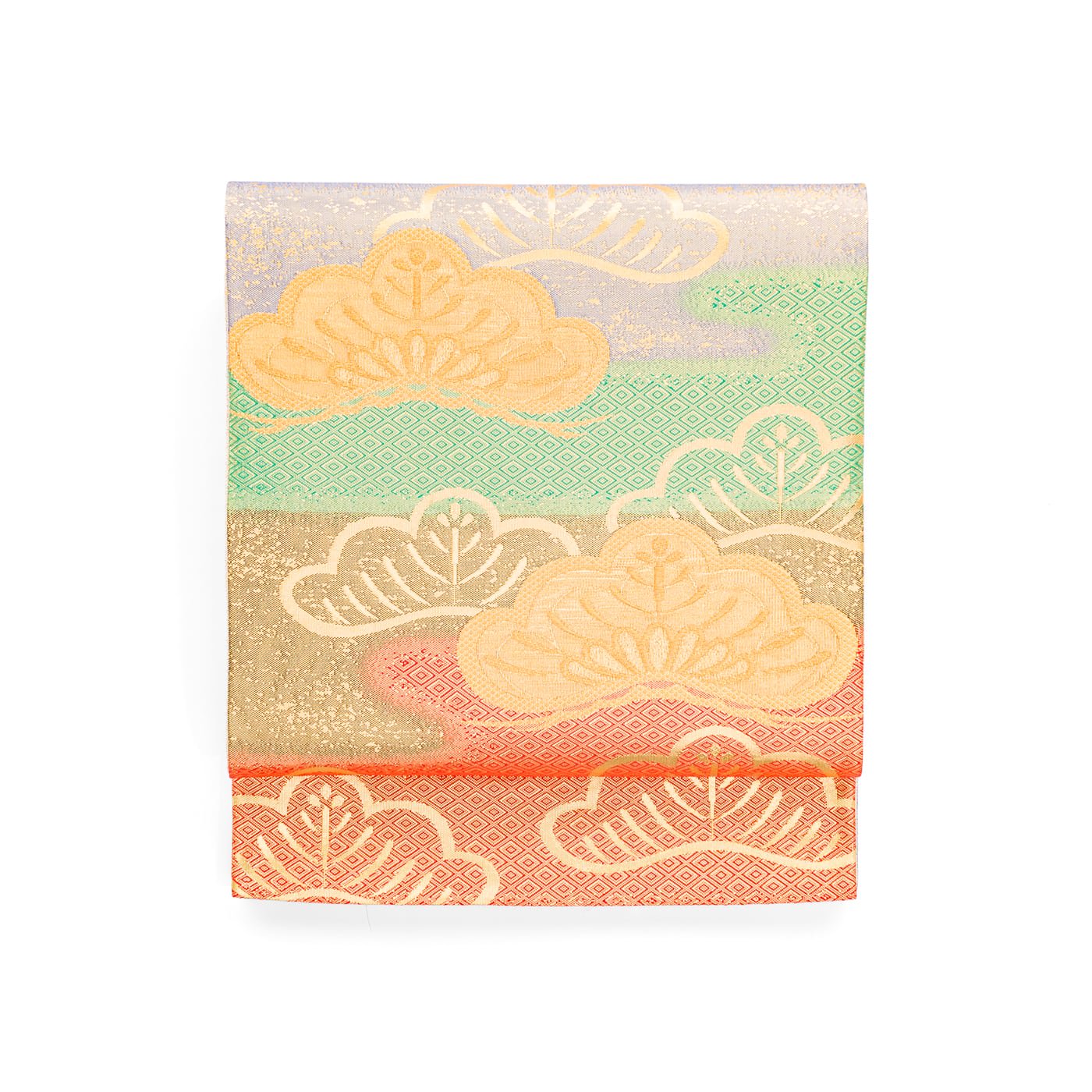 「袋帯●岡野武一郎　雲取りに松」の商品画像
