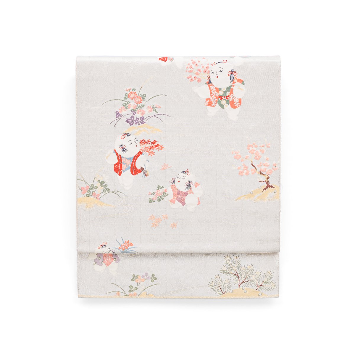 「袋帯●唐子と四季花」の商品画像