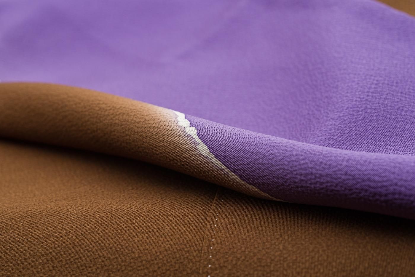 hana1145 草野一騎作 紋付き色無地＋ 袋帯2本 裄67 身幅広 楽天