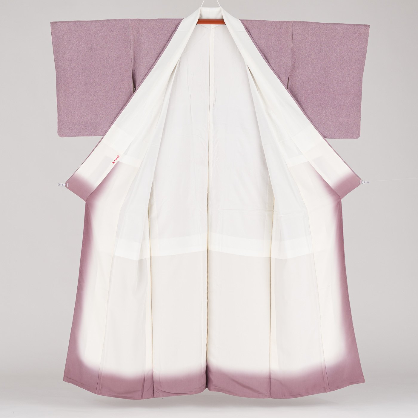江戸小紋 一つ紋 鮫 紫 - からん::アンティーク着物・リサイクル着物の 