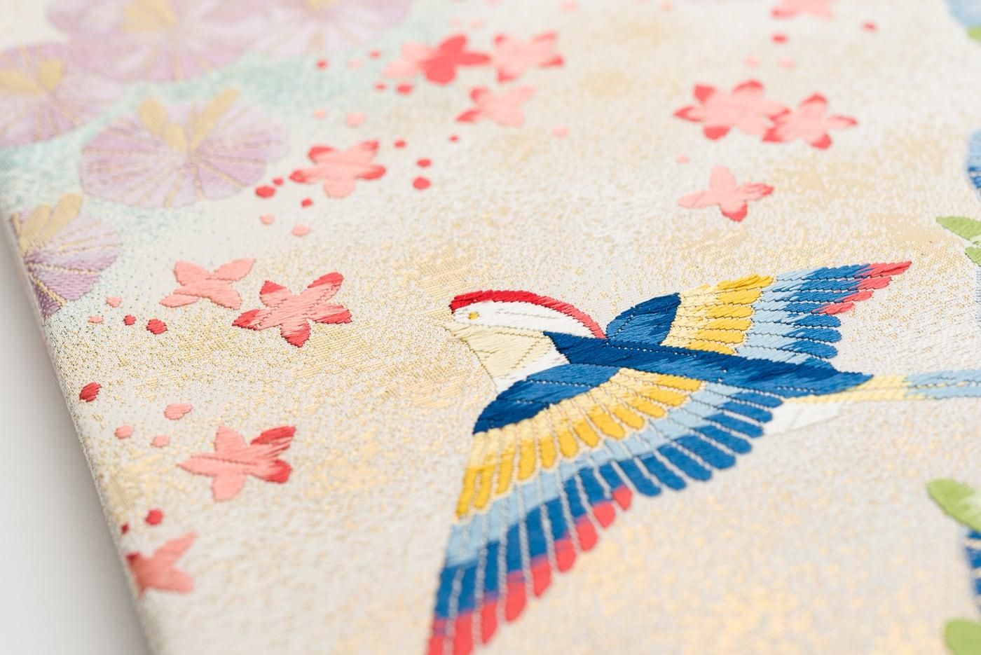 袋帯○花鳥模様 - からん::アンティーク着物・リサイクル着物の