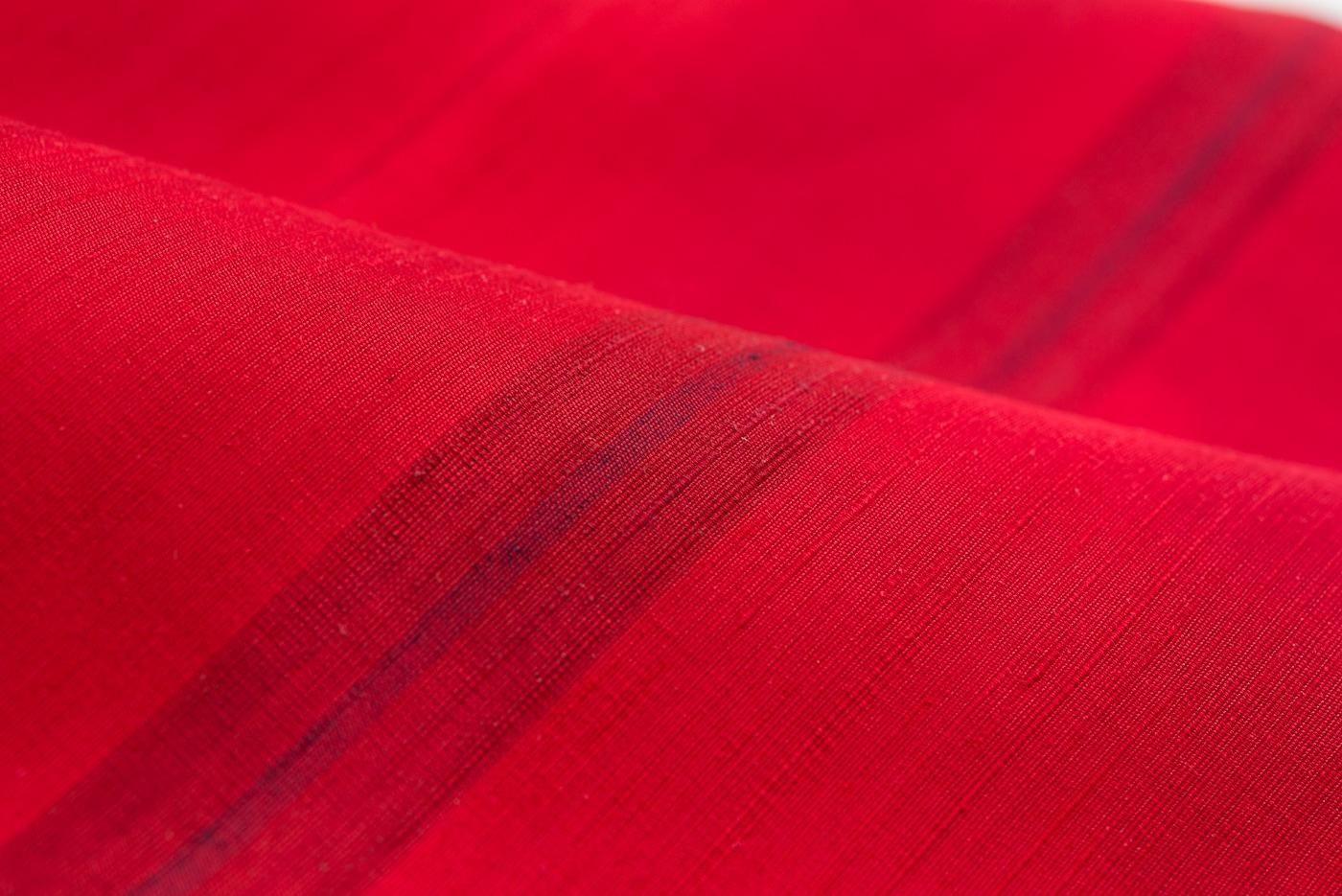 郡上紬　証紙なし　単衣　落ち着いた赤 郡上紬 証紙なし 単衣 落ち着いた赤 郡上紬 証紙なし 単衣 落ち着いた