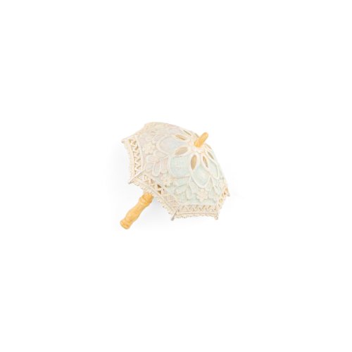 数-SUU-　帯留め　白妙なる傘