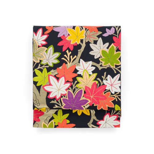 袋帯●カラフルな楓模様のサムネイル画像
