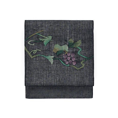 夏帯　紗すくい織り　葡萄のサムネイル画像