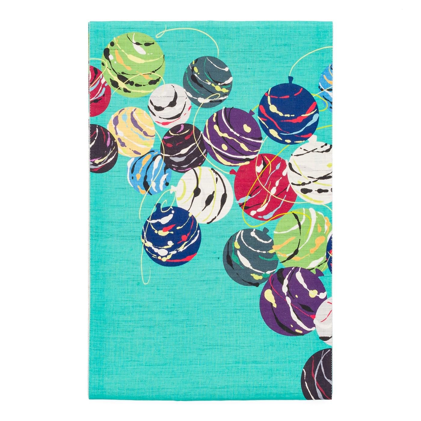 召しませ花 麻京袋帯 水風船 - からん::アンティーク着物