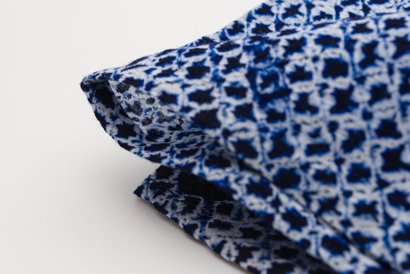 有松絞り浴衣 白とピンクの花 - からん::アンティーク着物・リサイクル