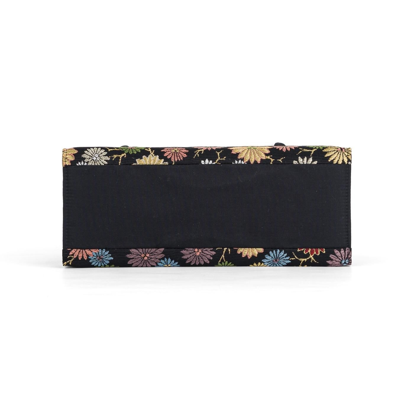 利休バッグ 菊 紅葉柄 利休バッグ 菊花 - からん::アンティーク着物・リサイクル着物の