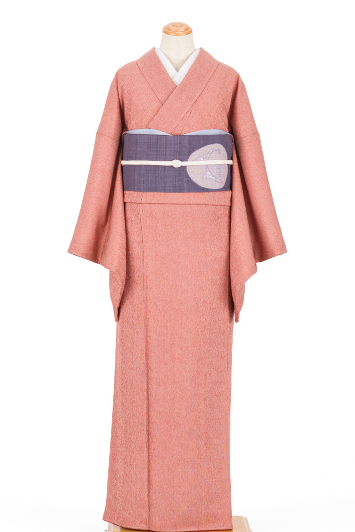 江戸小紋 赤 - レディースファッション