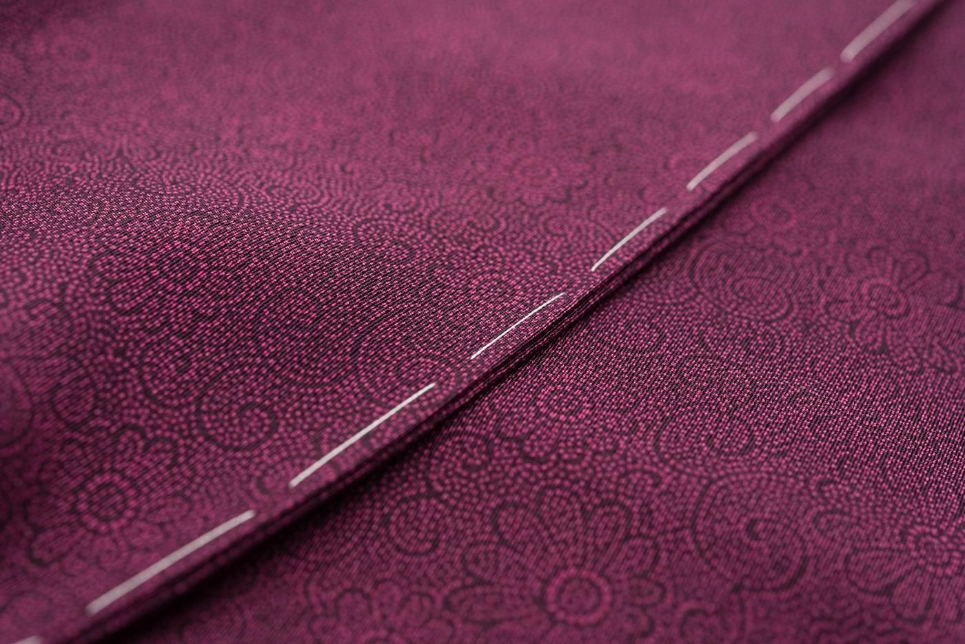 江戸小紋 細合俊男 菊唐草 - からん::アンティーク着物・リサイクル