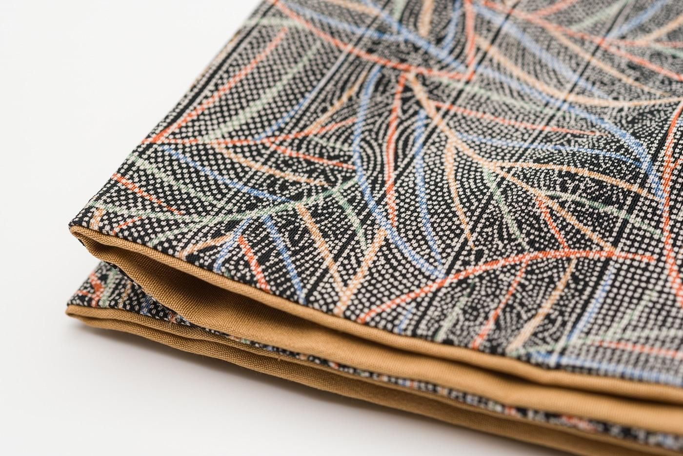 カラフルな葉模様 - からん::アンティーク着物・リサイクル着物の通販