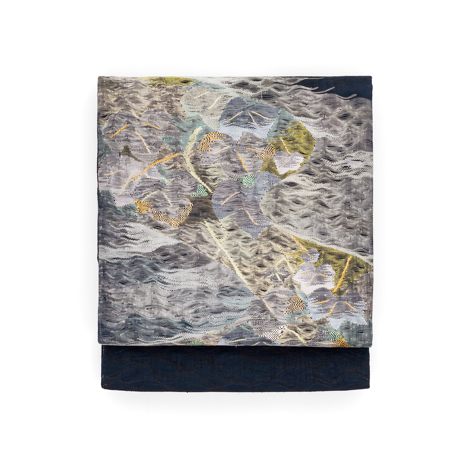 「洒落袋帯●すくい織り　蔦の葉」の商品画像