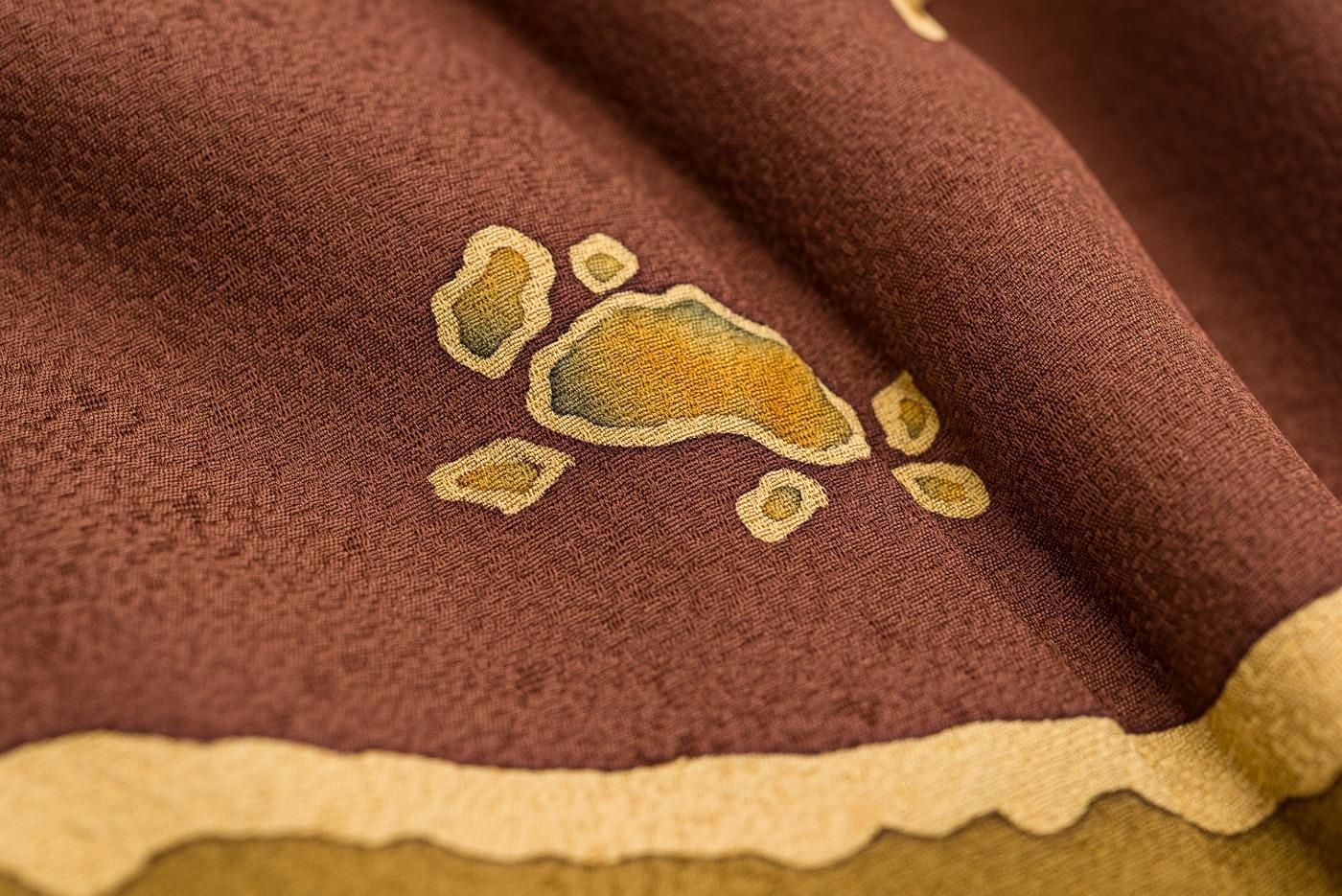 付下げ訪問着 うさぎとかめ - からん::アンティーク着物・リサイクル