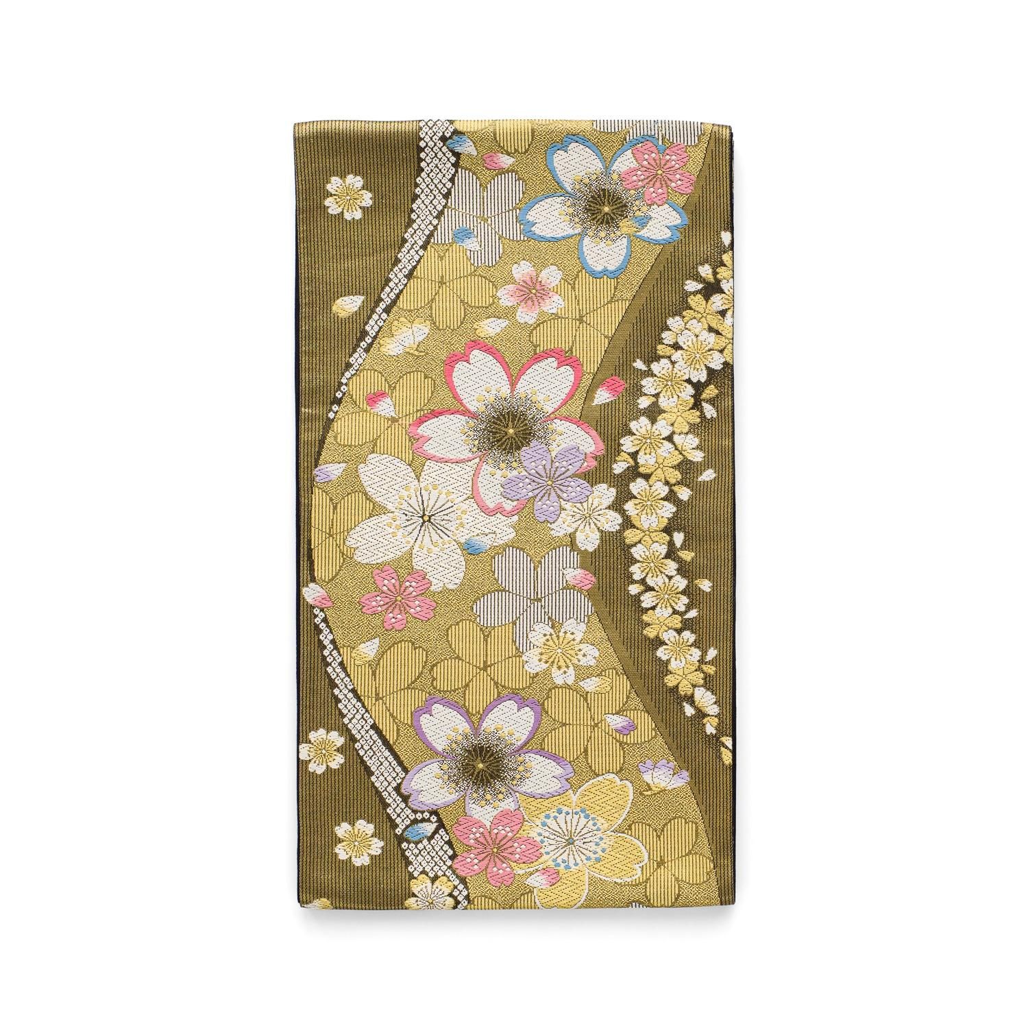 袋帯○流水と桜 - からん::アンティーク着物・リサイクル着物の