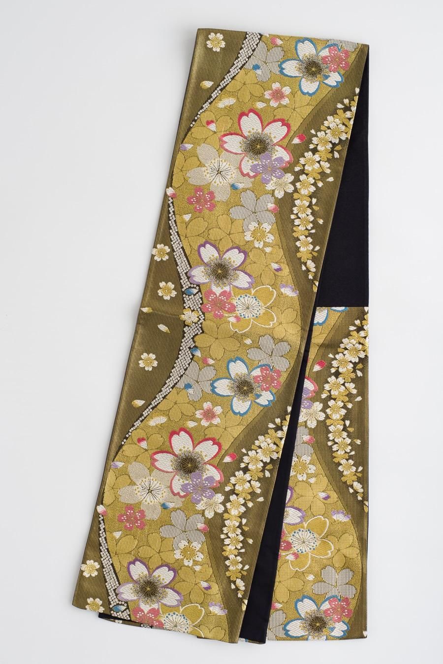 袋帯○流水と桜 - からん::アンティーク着物・リサイクル着物の