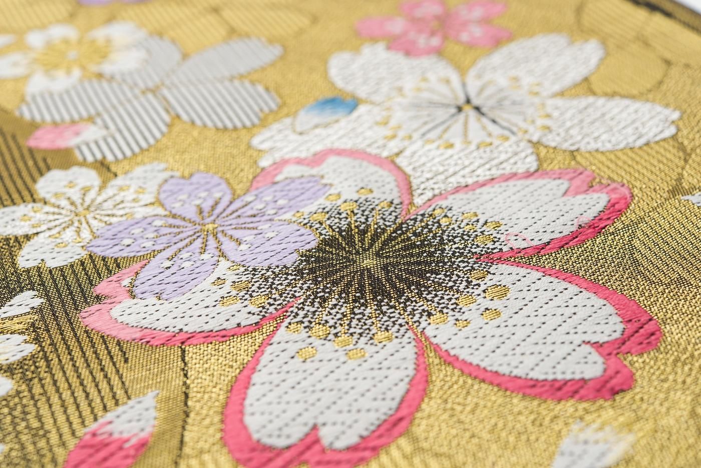 袋帯○流水と桜 - からん::アンティーク着物・リサイクル着物の