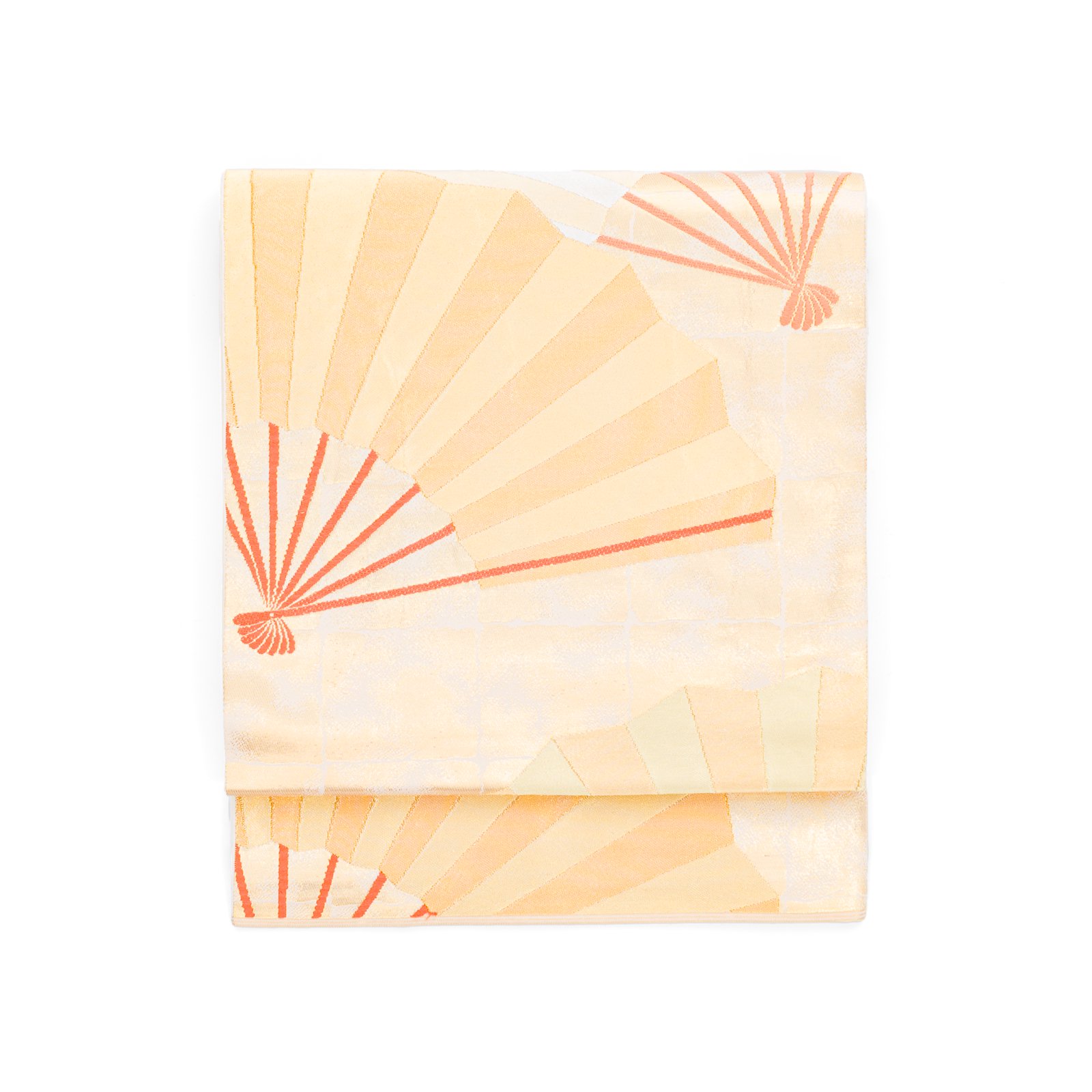 川島の袋帯▫小豆色に少しピンクを足した地に金糸のダイナミックな松
