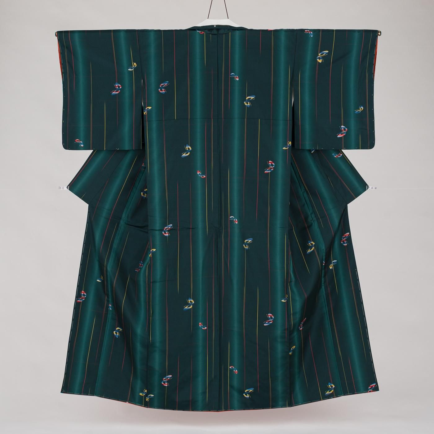 ❪7806❫ ❦ 結城紬 アンサンブル❦ 31日23時迄！” 【ハロウィンSALE】 【奥順】謹製 【本場結城紬