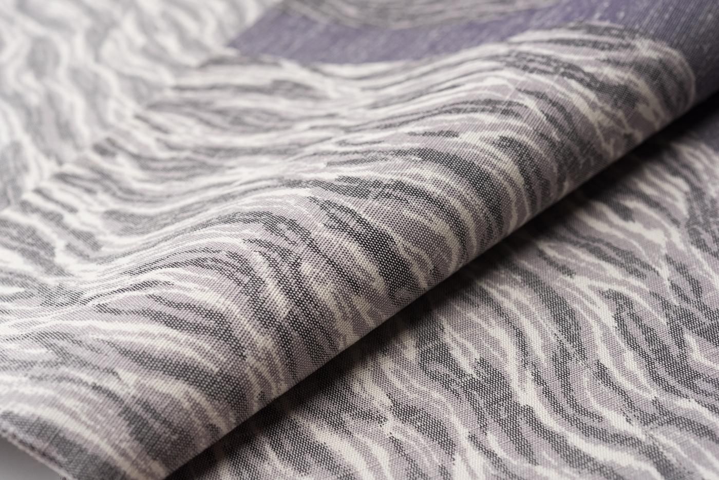 洒落袋帯○ゼブラ柄似のゆらぎ縞 全通 - からん::アンティーク着物