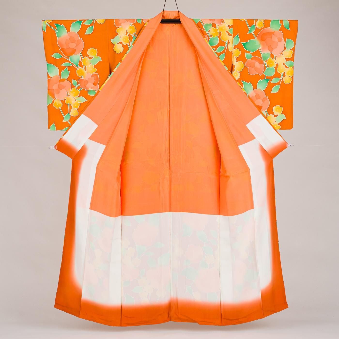 専用です☆アンティークコーラルオレンジの着物単品 専用です☆アンティークコーラルオレンジの着物単品