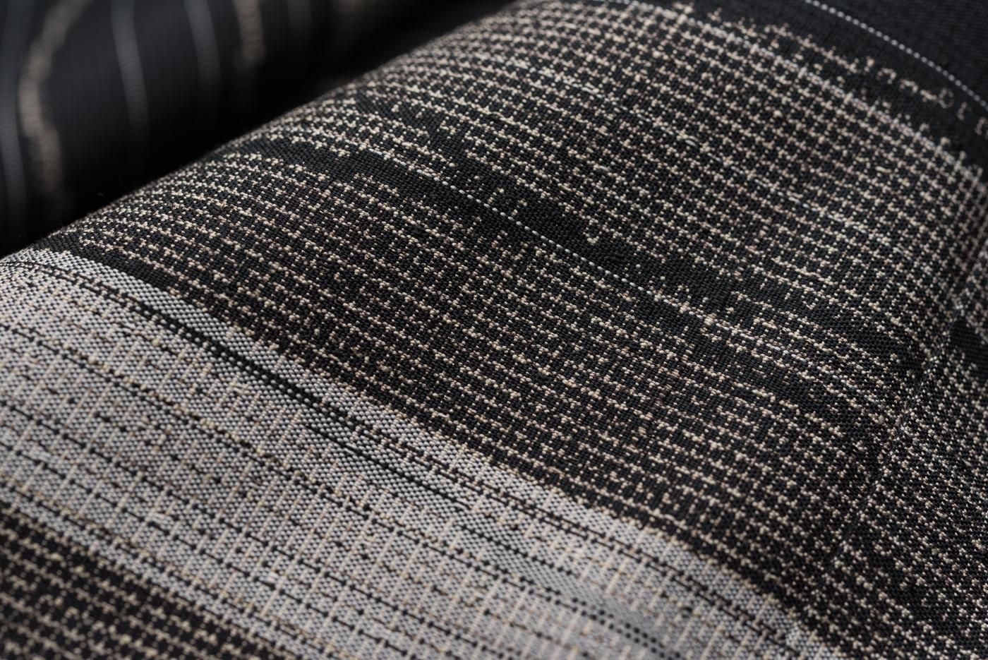 東レシルック　大島調反物 東レシルック 翠光織 大島調 縞模様 - からん::アンティーク着物