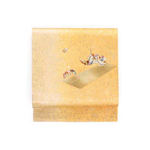 蘇州刺繍　櫛と折り鶴のサムネイル画像