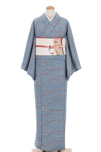 大島紬 幾何学模様 - からん::アンティーク着物・リサイクル着物の通販 