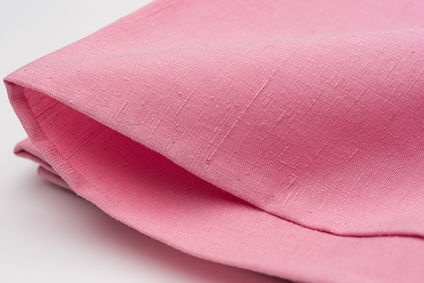 単衣 無地紬 ピンク - からん::アンティーク着物・リサイクル着物の 