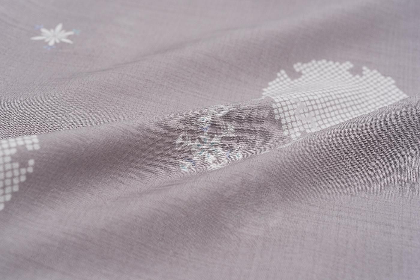 新品 洗える夏着物 紗 雪輪 - からん::アンティーク着物