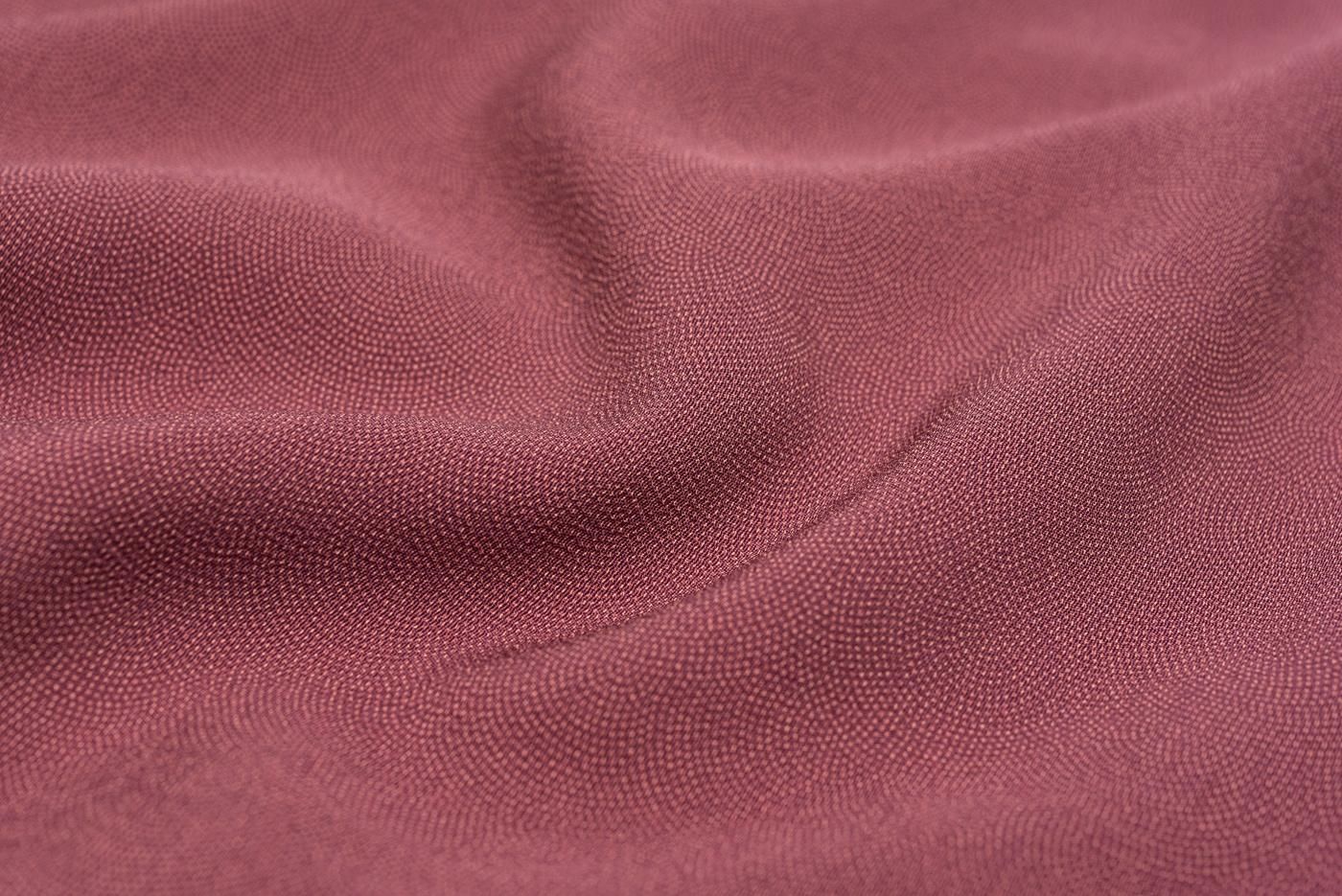 鮫小紋 無紋 赤紫 裄長 - からん::アンティーク着物・リサイクル