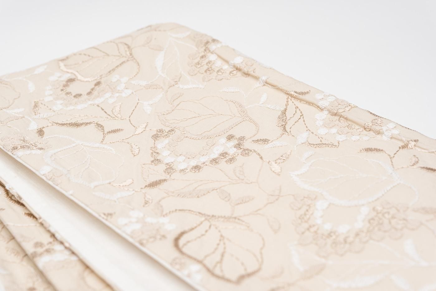 新品 半幅帯 Leaf ベージュ - からん::アンティーク着物