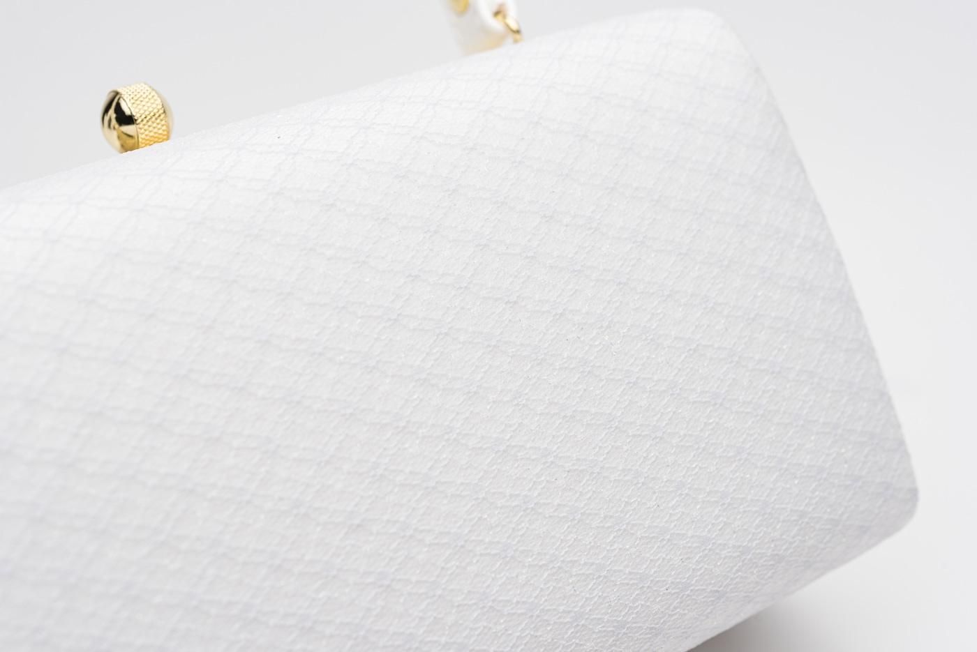 F】フォーマル向け 草履バッグセット レース 白 - からん