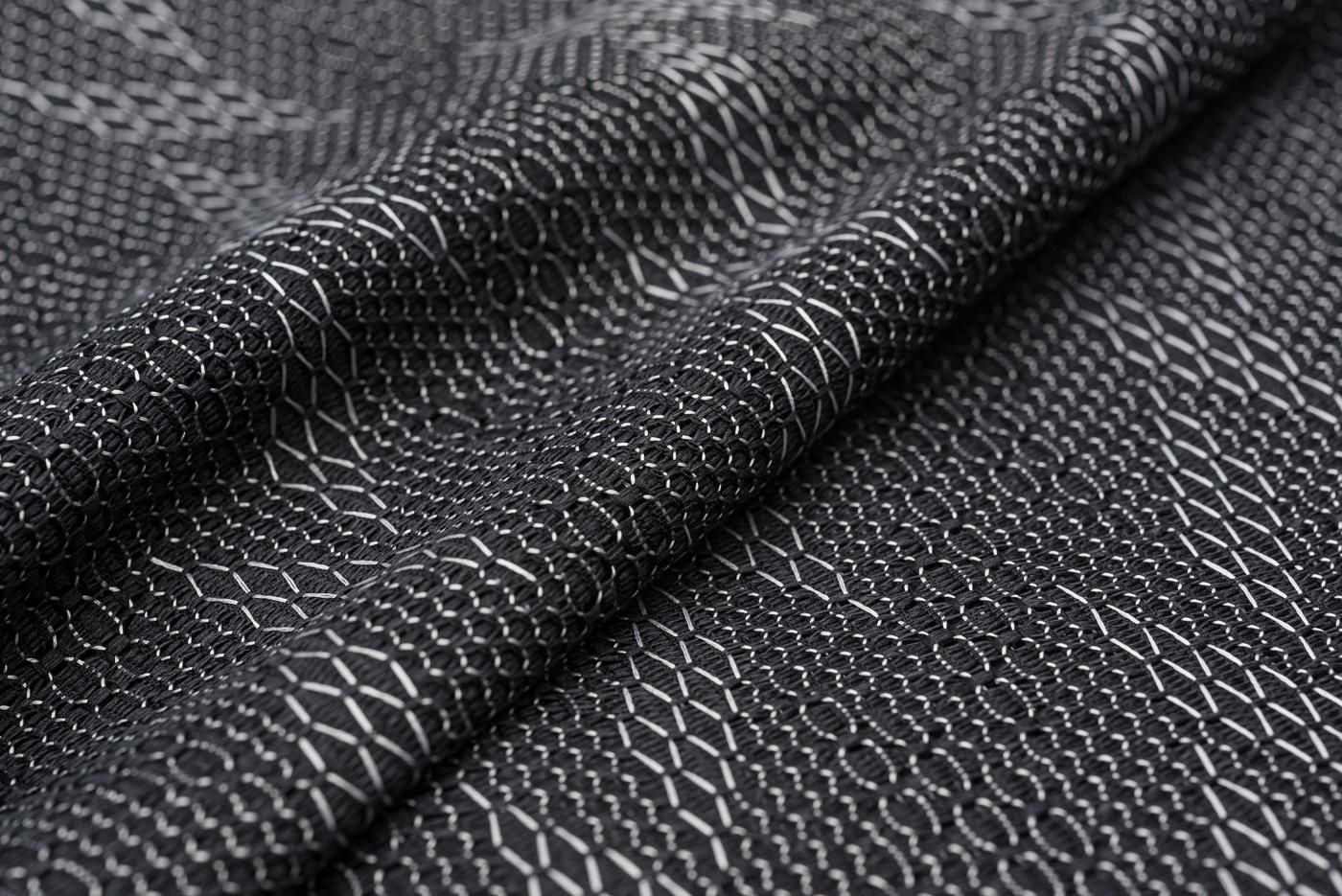 新品 米沢織 美濃和紙 長羽織 黒 - からん::アンティーク着物