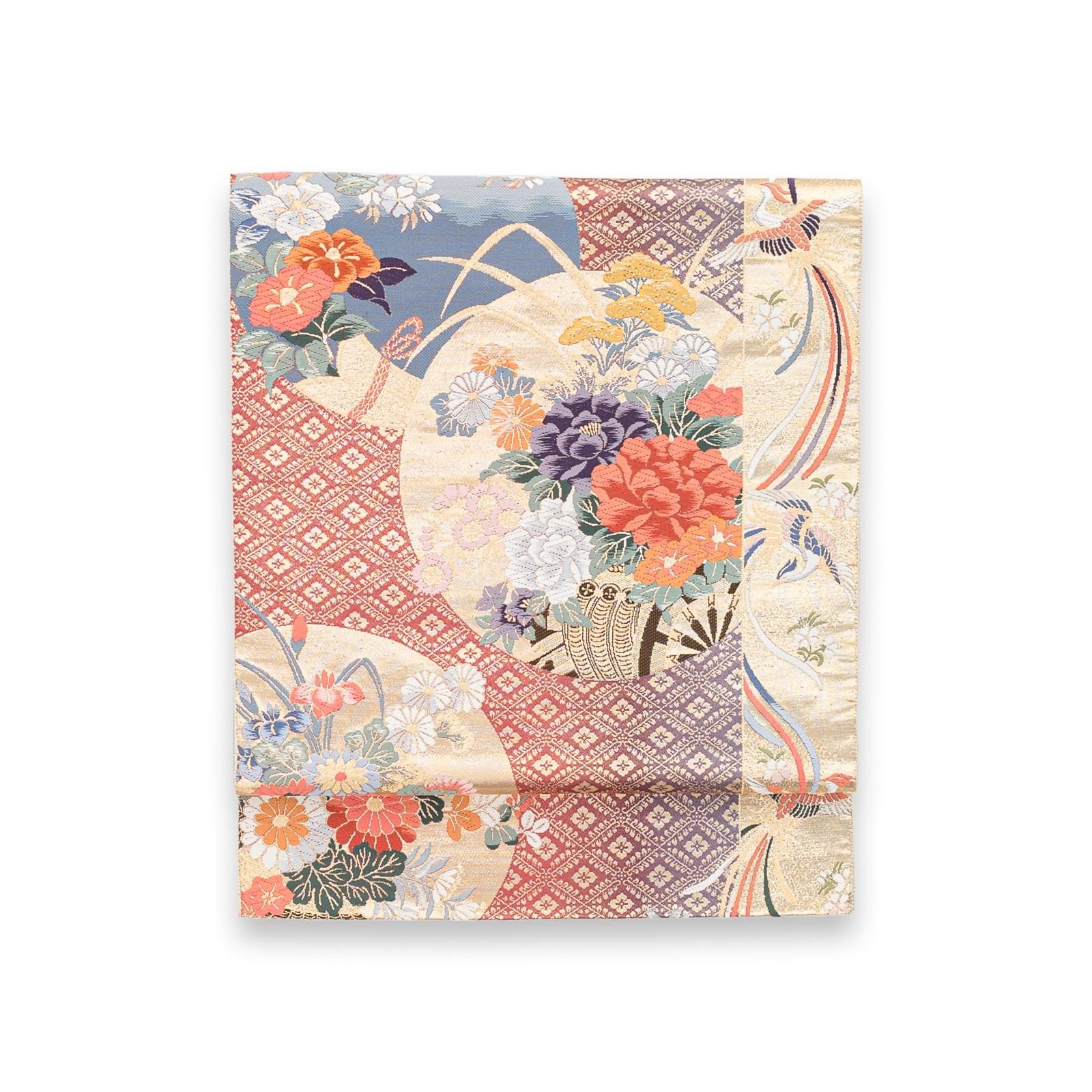 袋帯○花丸紋と鳳凰 - からん::アンティーク着物・リサイクル