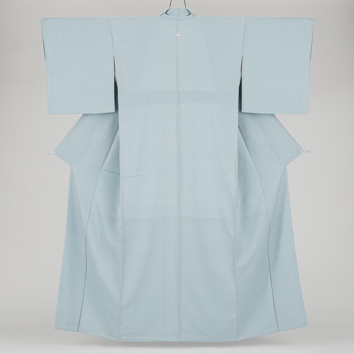 着用少ない！単衣＊友禅＊瓶覗色＊落款付き＊紋無し＊訪問着＊１６０ｃｍ＊裄６８ 着用少ない！単衣＊友禅＊瓶覗色＊落款付き＊紋無し