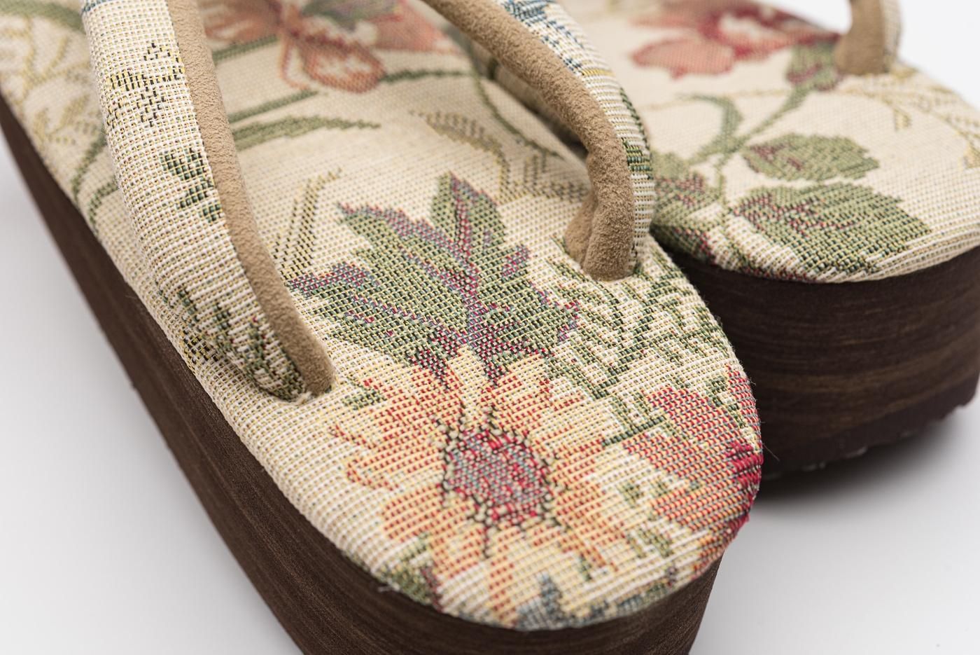 カレンブロッソ ハナツナギ オリジナル 芭蕉 半巾帯 生成色 カレン