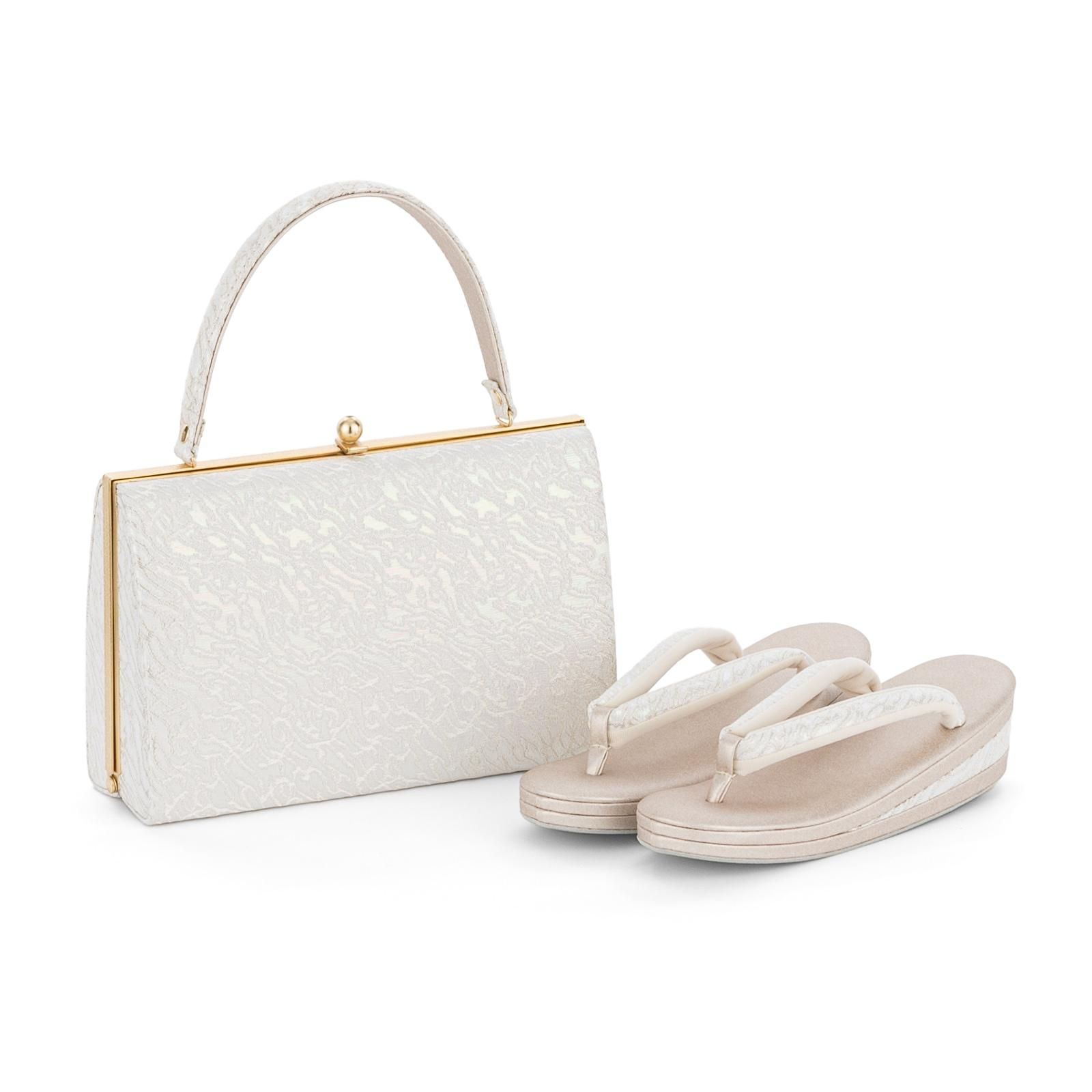 M】新品 フォーマル向け 草履バッグセット ローブデコルテ ベーシック