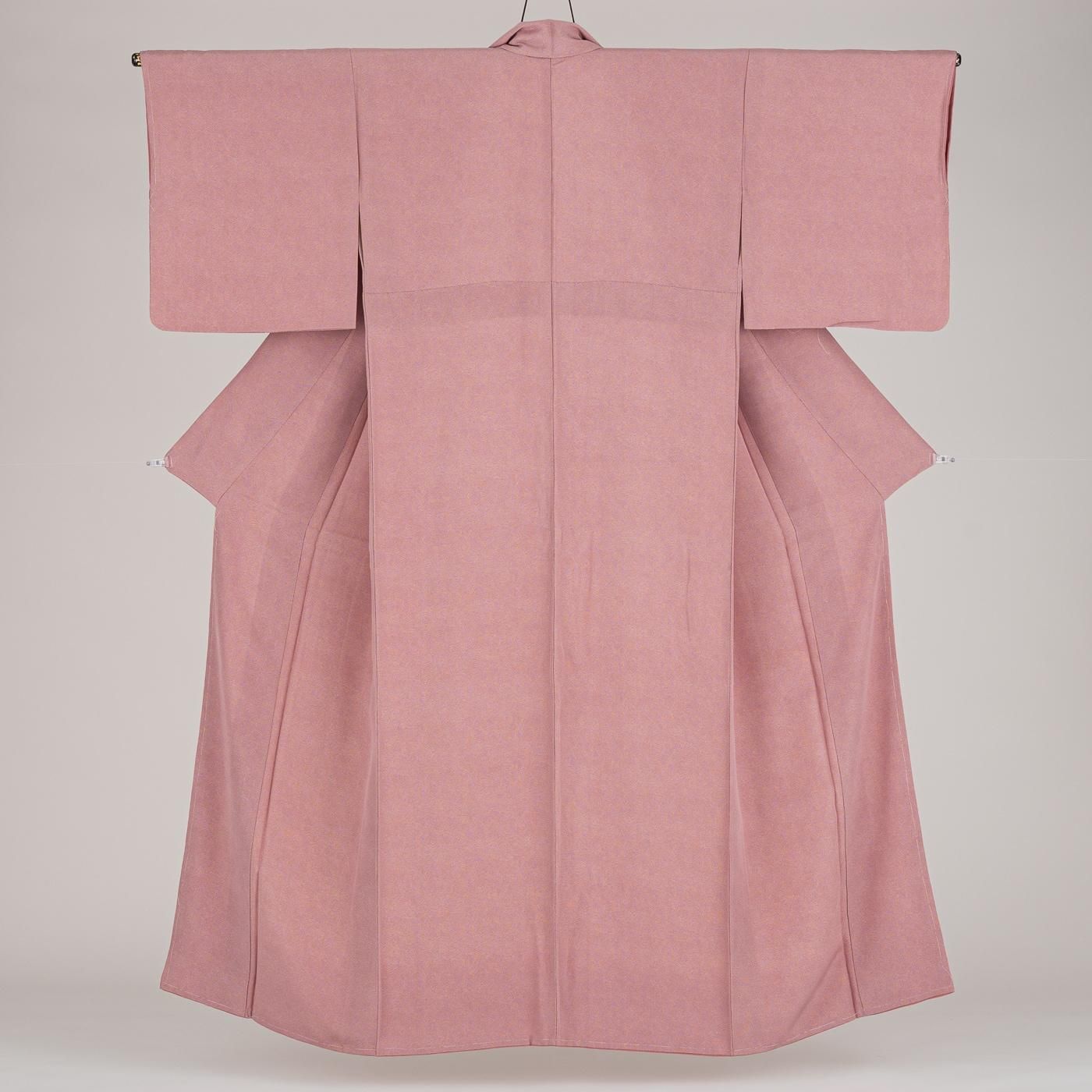 鮫小紋 無紋 薄紅 - からん::アンティーク着物・リサイクル着物の通販