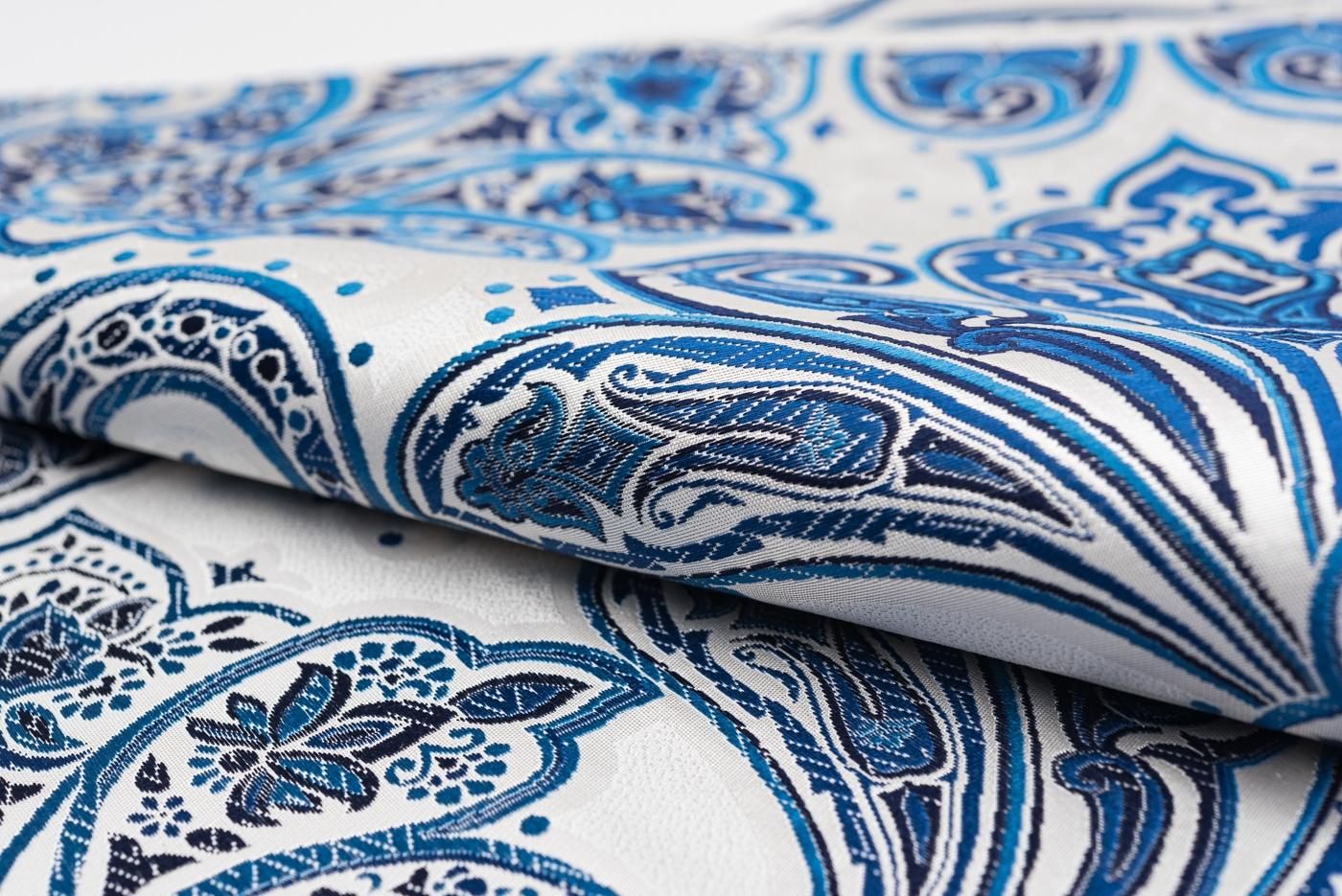 新品袋帯○遊志庵 本藍染 更紗文様 - からん::アンティーク着物