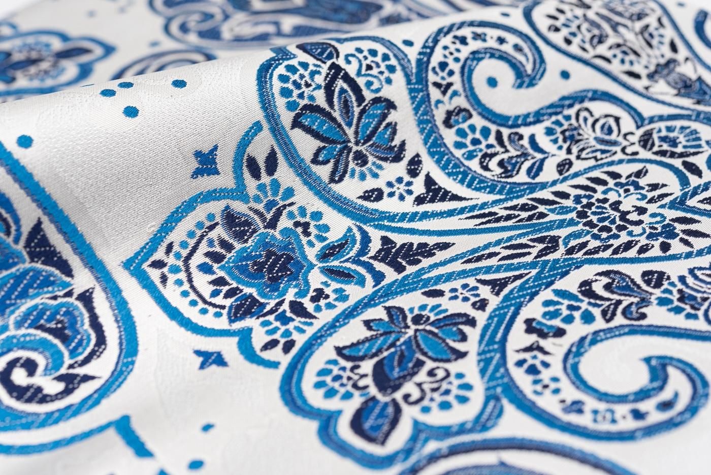 新品袋帯○遊志庵 本藍染 更紗文様 - からん::アンティーク着物