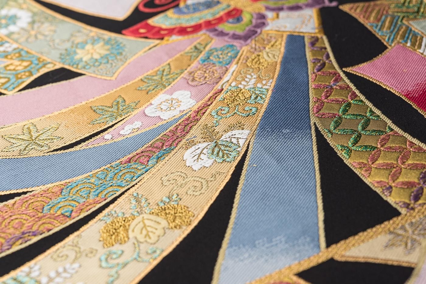 袋帯○束ね熨斗と鳳凰 - からん::アンティーク着物・リサイクル