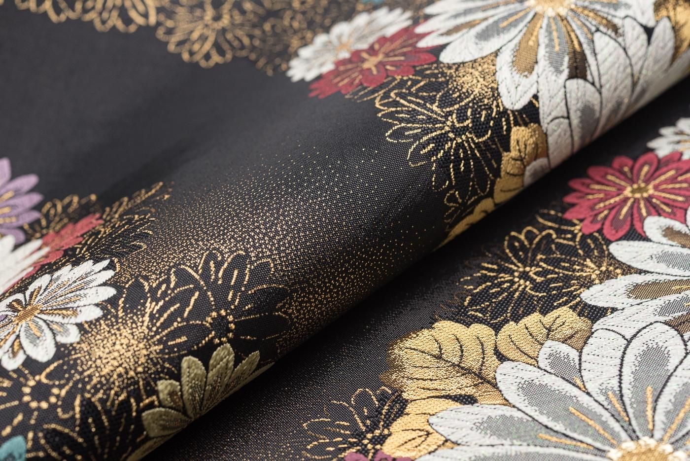 袋帯○全通 菊花尽くし - からん::アンティーク着物・リサイクル着物の