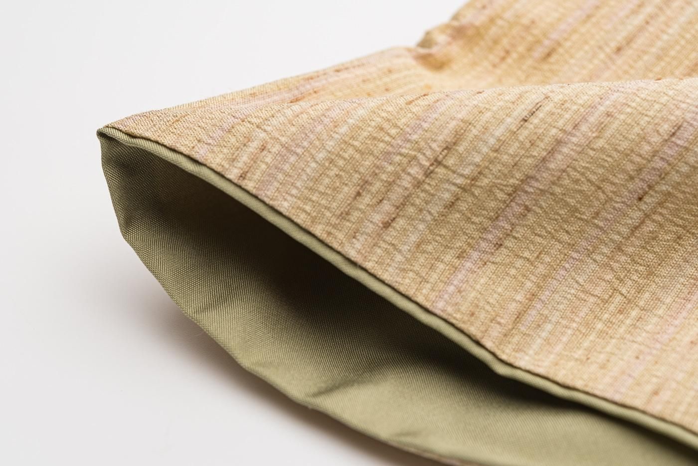 付け下げ訪問着 ぜんまい紬 横段霞 作家物 裄長 - からん